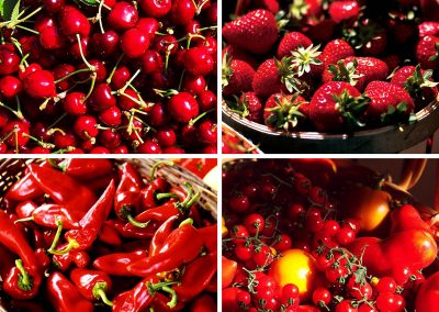 Légumes et fruits rouges, Provence (réf. P036)