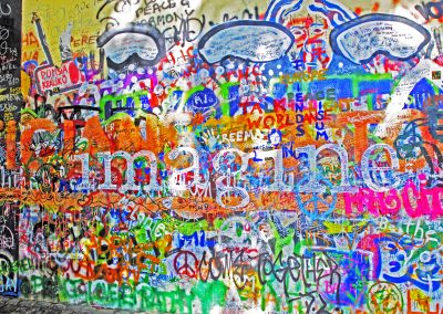 Mur John Lennon, Prague, République tchèque (réf. M125)
