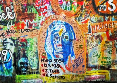 Mur John Lennon, Prague, République tchèque (réf. M126)