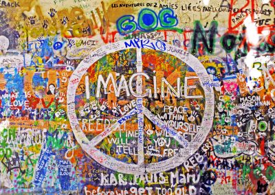 Mur John Lennon, Prague, République tchèque (réf. M127)