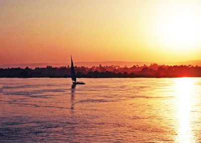 Coucher de soleil sur le Nil, Egypte (réf. M107)