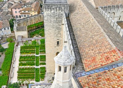 Jardins du Palais des papes, Avignon, Provence (réf. P226)