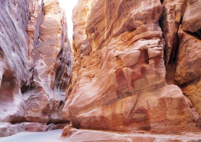 Gorge de wadi Musa (le Siq), Pétra, Jordanie (réf. M208)